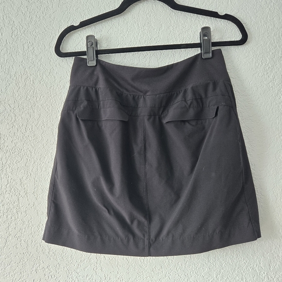 Athleta 4 Black Mini Soho Skort activewear with Pockets - Picture 4 of 6